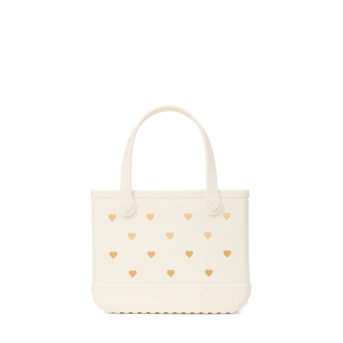 Bitty Bogg Bag - Cut Out Heart Coconut - Bright Resort Tote