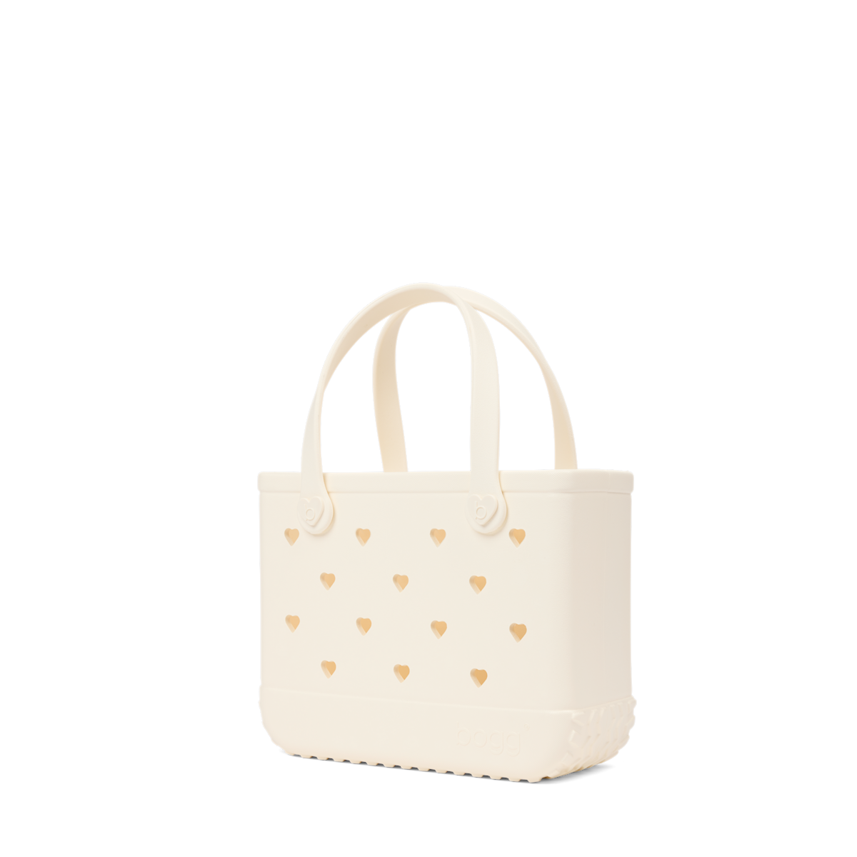 Bitty Bogg Bag - Cut Out Heart Coconut - Bright Resort Tote